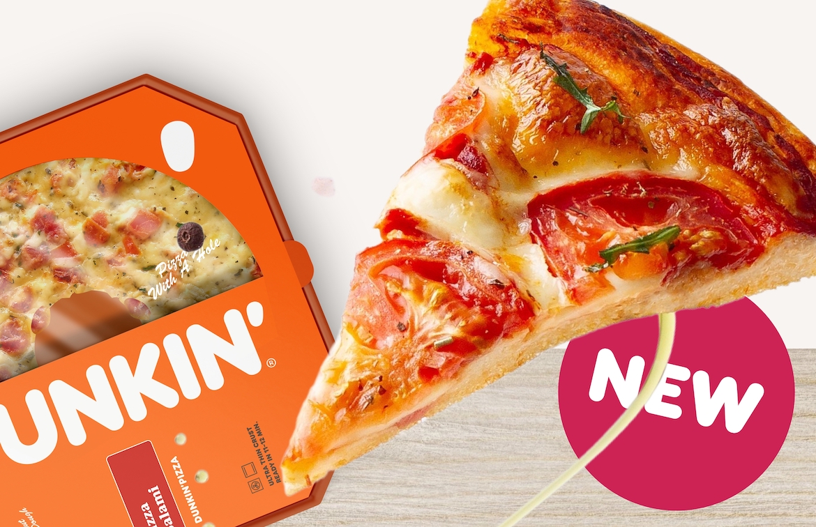 Dunkin’ viert zesjarig bestaan met Donut Pizza