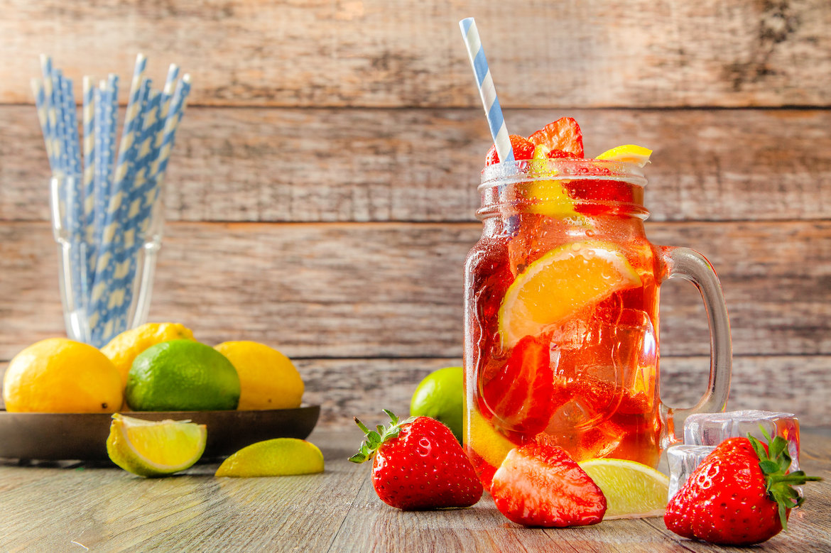 Fruit punch: gewoon verfrissend sprankelend