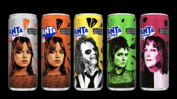 Fanta komt met griezelige Beetlejuice Beetlejuice blikjes