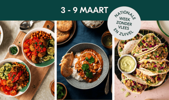 3 x Week Zonder Vlees & Zuivel recepten